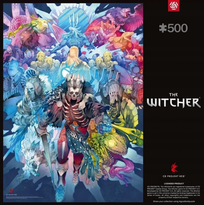 Jó zsákmány puzzle The Witcher: Frakció szörnyek 500 darab