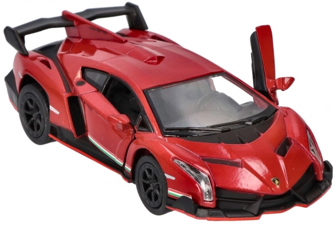 Fém Lamborghini Veneno modell 1:36 méretarányban