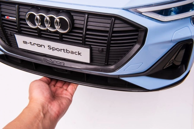 Audi E-Tron Akkumulátoros autó kék QLS-6688