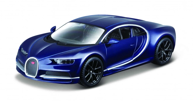 Bburago Bugatti Chiron kék modellautó