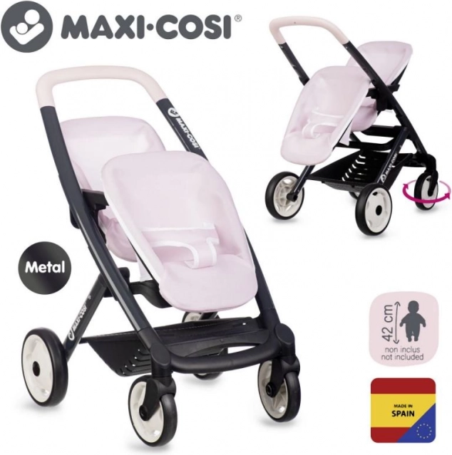 Sport babakocsi ikerbabákhoz Maxi Cosi világos rózsaszín