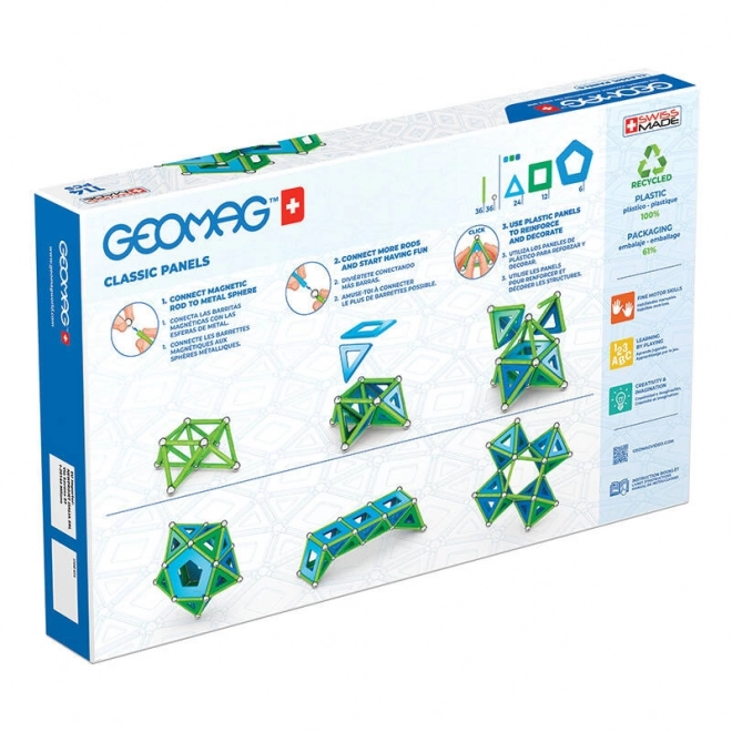 Geomag klasszikus panelek újrahasznosított mágneses blokkok