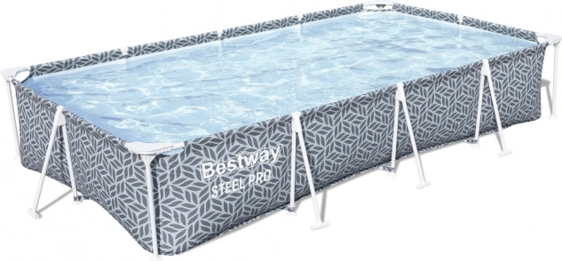 Téglalap alakú Bestway Steel Pro medence 366 x 201 x 66 cm