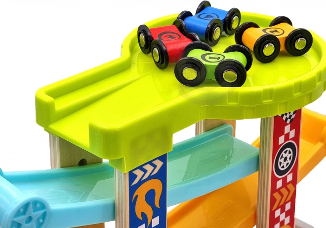 Tooky Toy Színes autópálya csúszda
