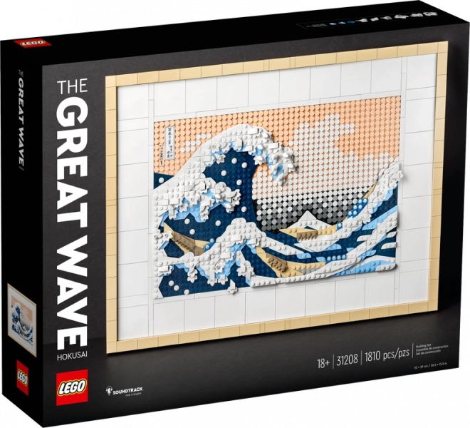 Hokusai – a nagy hullám LEGO művészet