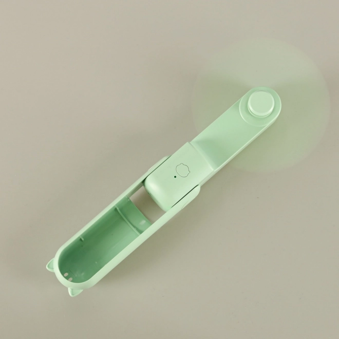 Mini hordozható USB ventilátor összecsukható zöld