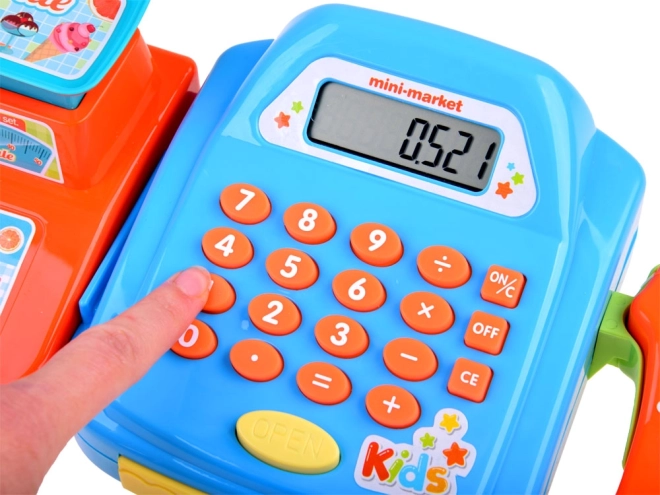 Valódi számológép és LCD kijelző
