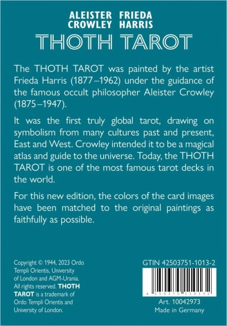 Crowley Tarot Deluxe kártyapakli