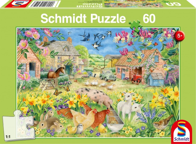 Schmidt Puzzle Az Én Kis Farmom 60 Darabos