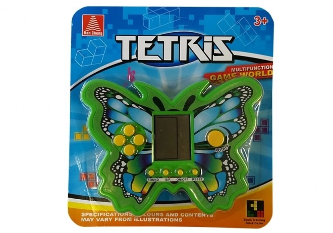 Motívumos zöld Tetris játék