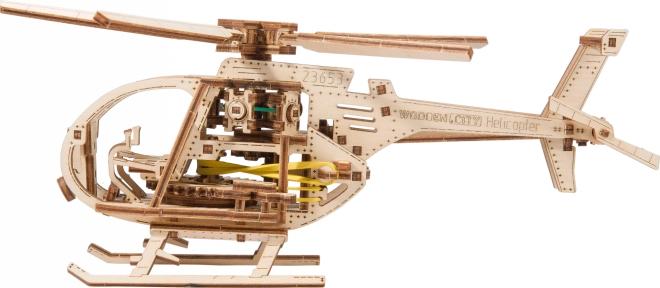 wooden city helikopter 3D puzzle