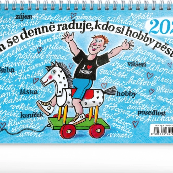 Asztali naptár Naše hobby 2026