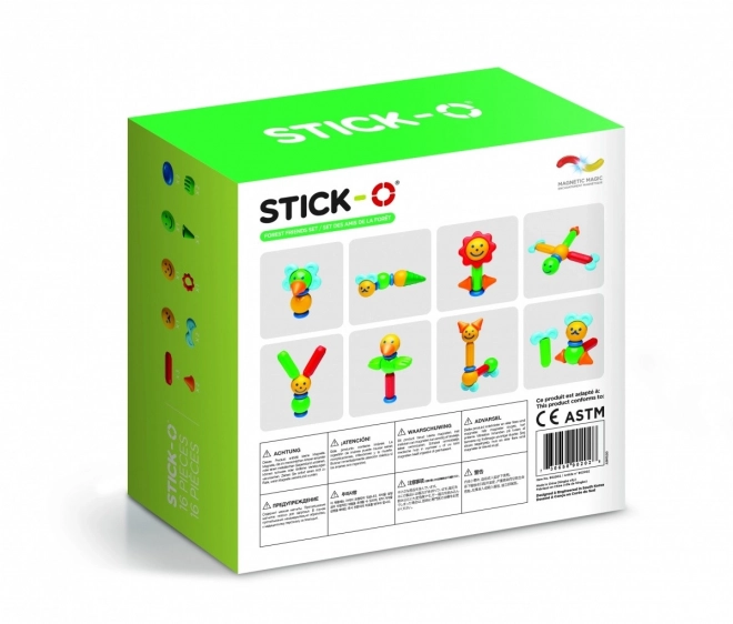 Stick-O Mágneses Erdő Barátai Építőkészlet