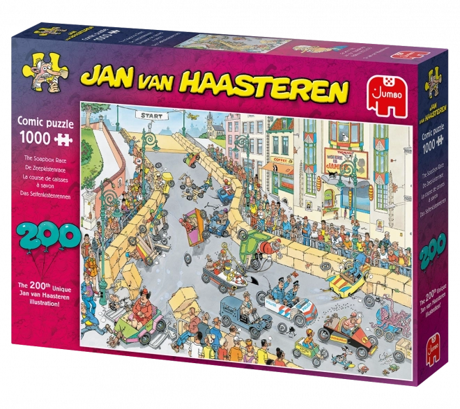 Jumbo puzzle Jan van Haasteren gokartverseny 1000 darabos