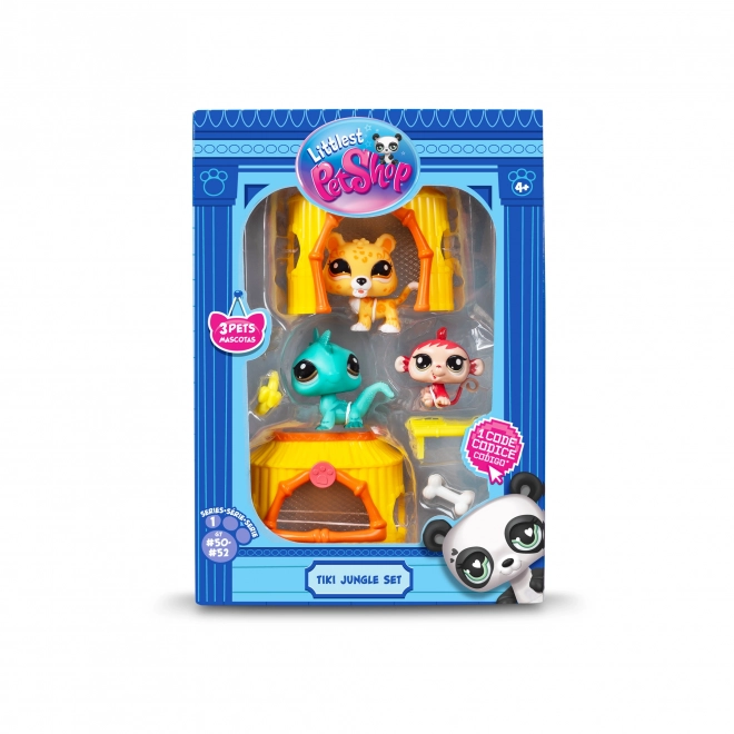 Littlest Pet Shop Dzsungel Figurák