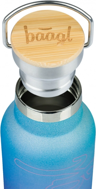 Termosz bambusz fedéllel BAAGL Gradiens kék-lila 500 ml