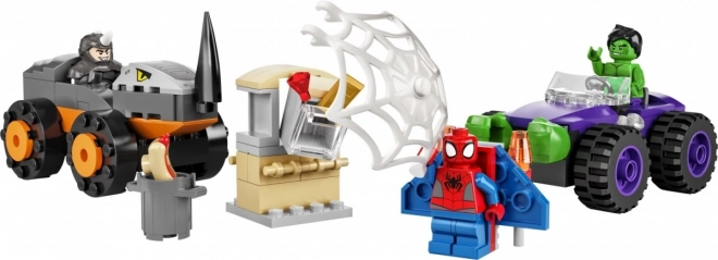 Hulk és Rhino járműcsata - LEGO Super Heroes kaland