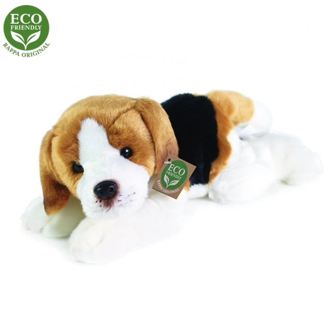 Rappa plüss fekvő beagle 30 cm eco-friendly