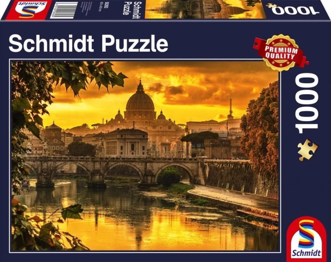 Schmidt puzzle Aranyfény Róma fölött 1000 darabos