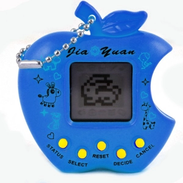 Elektronikus kisállat játék Tamagotchi alma formában - rózsaszín