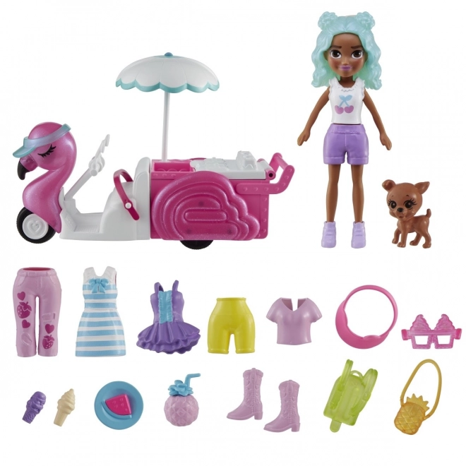 Polly Pocket trópusi kaland játékkészlet