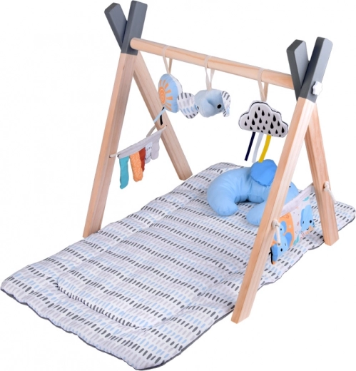 Puha szőnyeg és támasztó párnácska