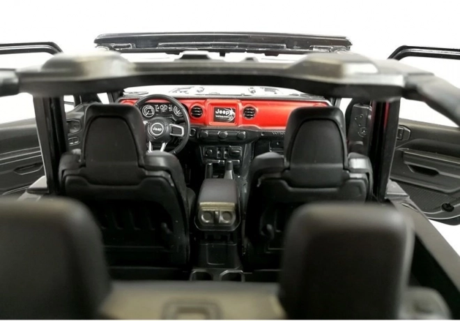 Zdalnie irányított Jeep Wrangler Rubicon autó 1:14 - fekete