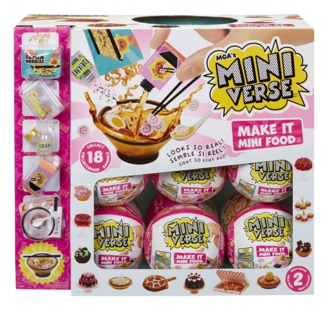 MGA Miniverse - Mini ételek snack, 2B sorozat