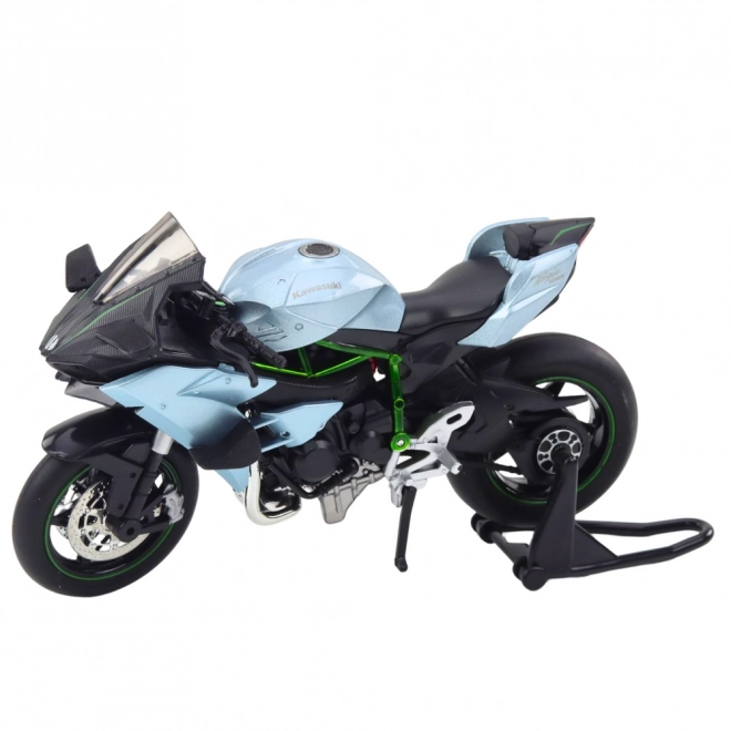Sportos fém motorkerékpár effektekkel