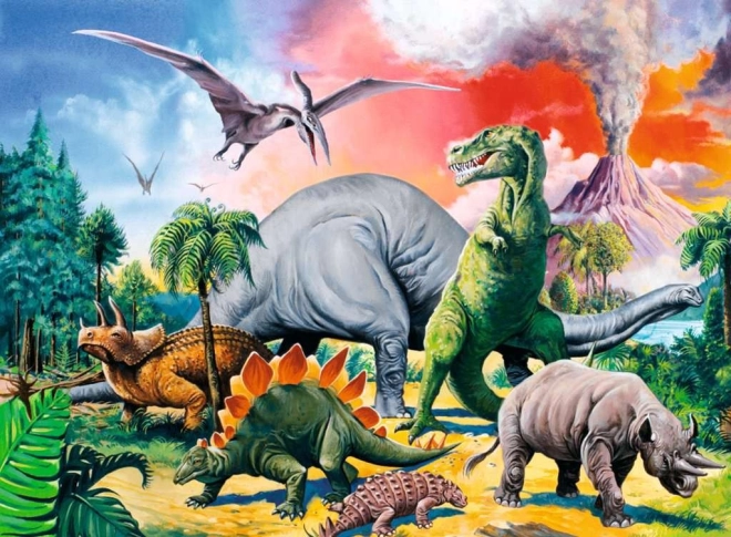 Izgalmas dinoszaurusz téma