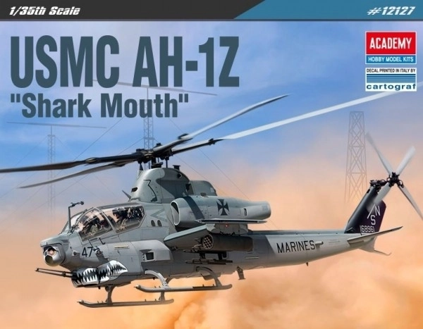 usmc ah-1z harcihelikopter cápa szájjal