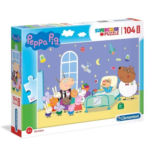 Clementoni Peppa Malac Maxi Puzzle - 104 darab