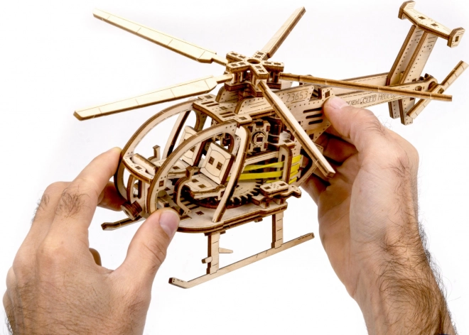 wooden city helikopter 3D puzzle