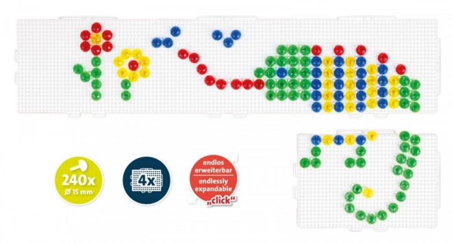 Panoráma XL átlátszó mozaik játék, 240 darabos