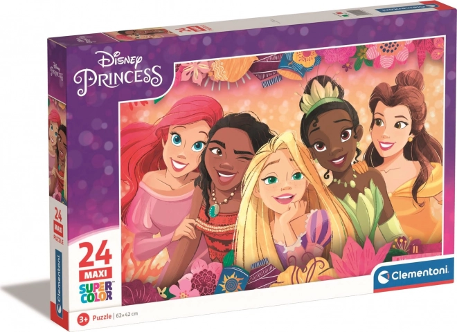 Clementoni maxi puzzle Disney hercegnők 24 darabos