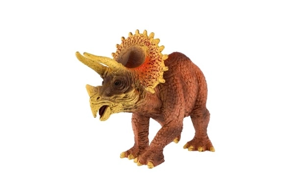 Triceratops műanyag játék 20 cm zacskóban