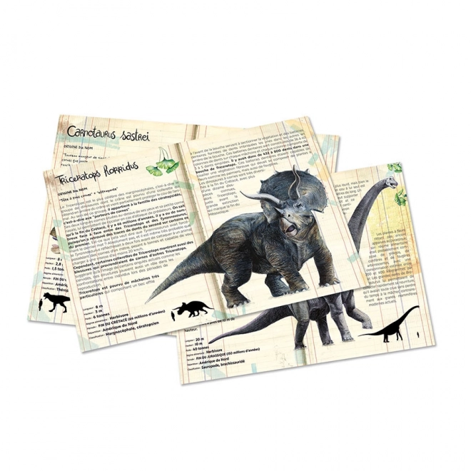 3D dinoszaurusz puzzle készlet