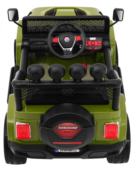 Raptor Drifter zöld terepjáró + távirányítás + 4x4 meghajtás + tárolóhely + lassú indulás + MP3 LED dióda