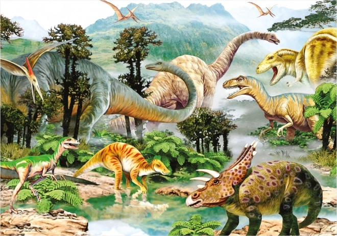 Dino Puzzle – Dinoszauruszok Világa 100 Darab