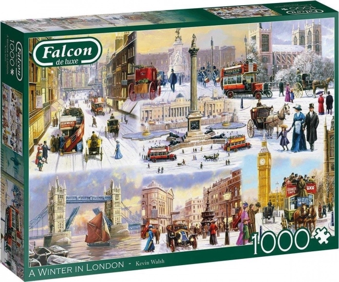 Puzzle Téli London 1000 darabos