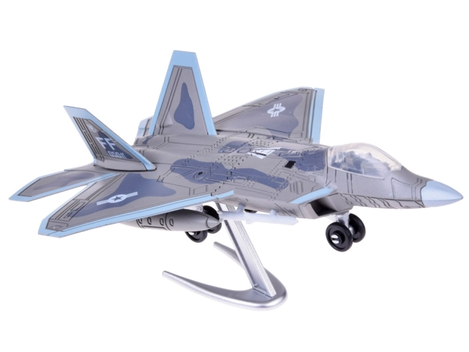 Részletes F-22 repülőgép modellépítő készlet