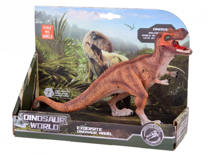 Gumiból készült Tyrannosaurus Rex dinoszaurusz figura gyerekeknek