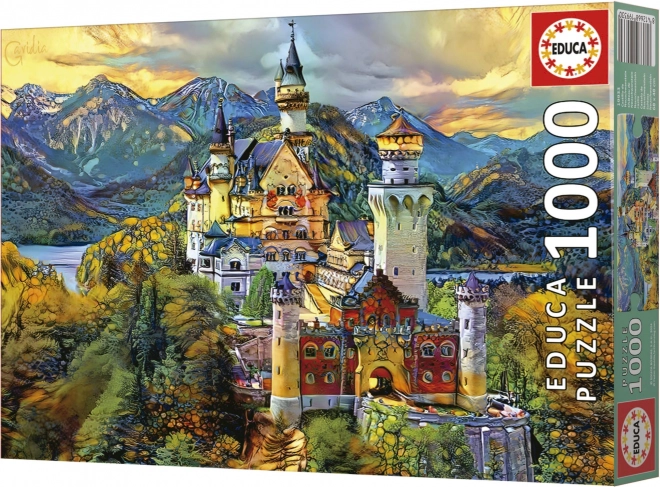 Educa Neuschwanstein kastély puzzle 1000 darabos