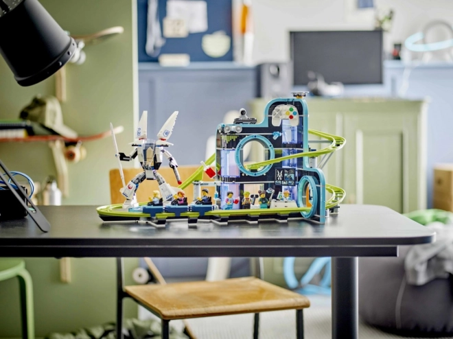 Hullámvasút futurisztikus robotikus motívummal