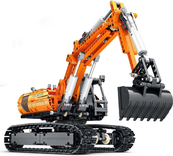 Stabil lánctalpas futómű és 360°-os forgás