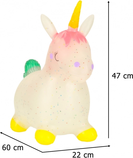 Ugráló játék gyerekeknek pumpával - Gumis Egyszarvú