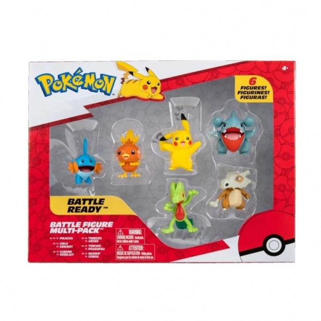 Pokémon figurakészlet 6 darab