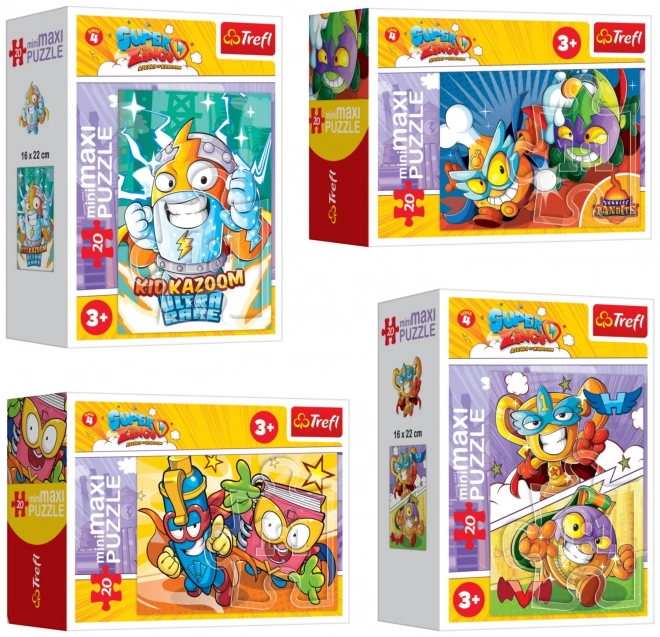 Trefl puzzle Kid Kazoom és Super Zings: ultra ritka 20 darabos