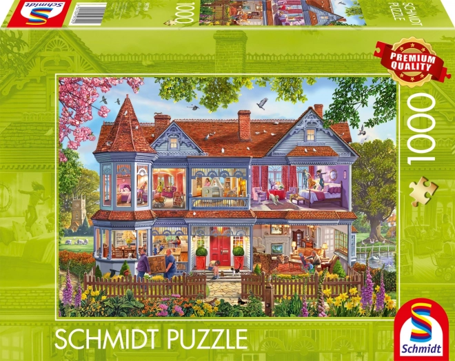 Schmidt puzzle tavaszi ház 1000 darabos