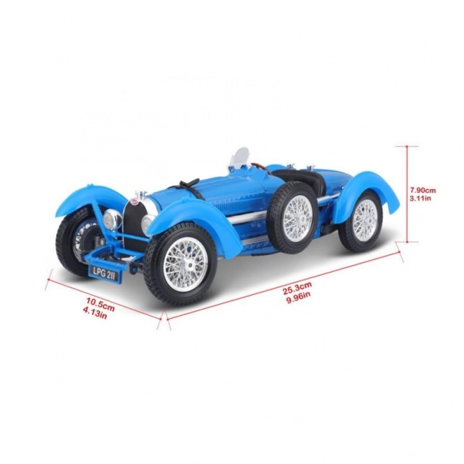 Bburago Bugatti Type 59 kék modell 1:18 méretarányban